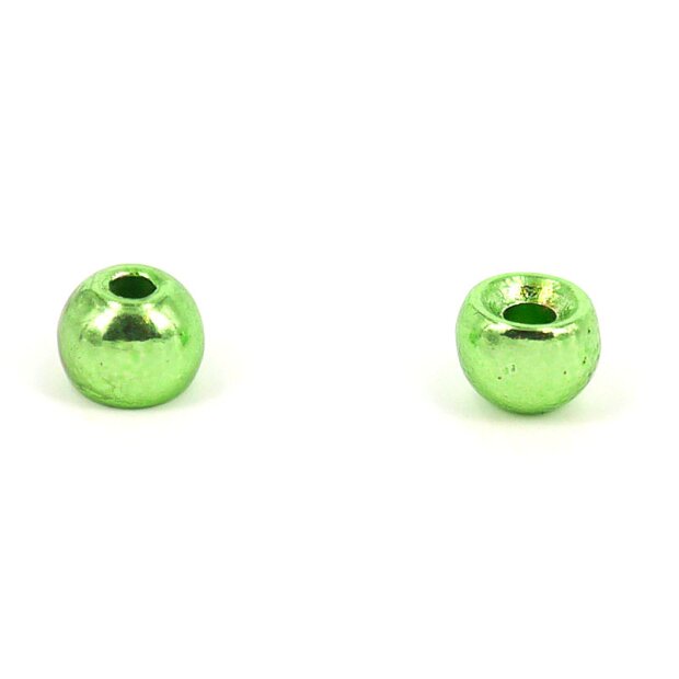 Tungsten beads - METALLIC GREEN - 10 pc.