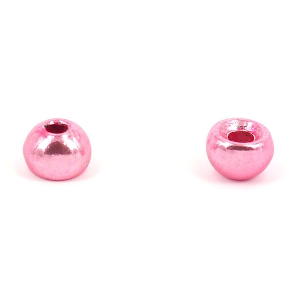 Tungsten beads - METALLIC PINK - 10 pc. - 2,5 mm