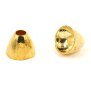 Tungsten coneheads - GOLD - 10 pc. - 6 x 4,8 mm