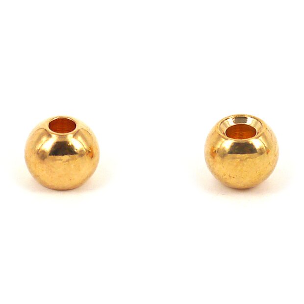 Brass beads - GOLD - 25 pc. - 2,4 mm