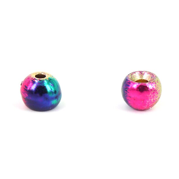 Tungsten beads - RAINBOW - 10 pc.