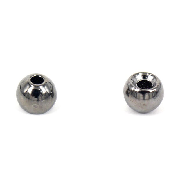 Tungsten beads - BLACK NICKEL - 10 pc.