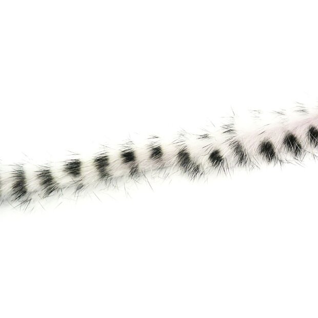BARRED ZONKER STRIPS hotfly - 2 pc. x 35 cm - white / black barred