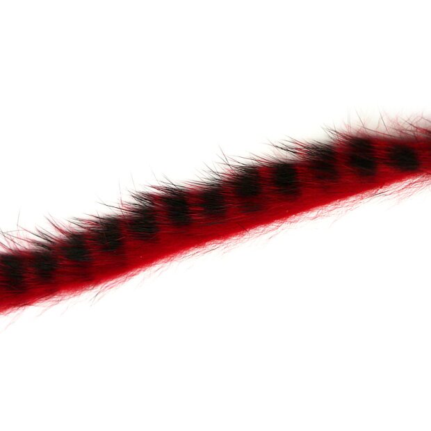 BARRED ZONKER STRIPS hotfly - 2 pc. x 35 cm - red / black barred
