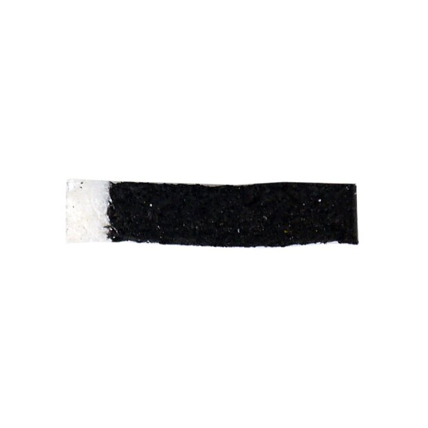 TERRESTRIAL FOAM CYLINDERS hotfly - 10 pc. - Ø 3 mm (12 mm) - white / black