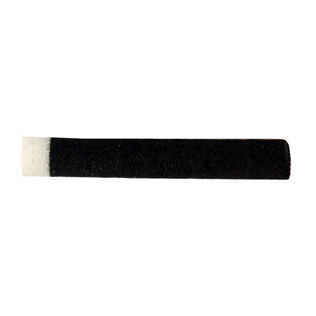 TERRESTRIAL FOAM CYLINDERS hotfly - 10 pc. - Ø 3 mm (20 mm) - white / black