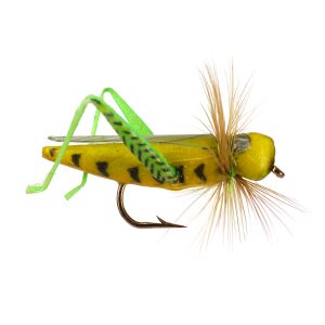 Hopper Black S10 Fishing Fly, Dry Flies