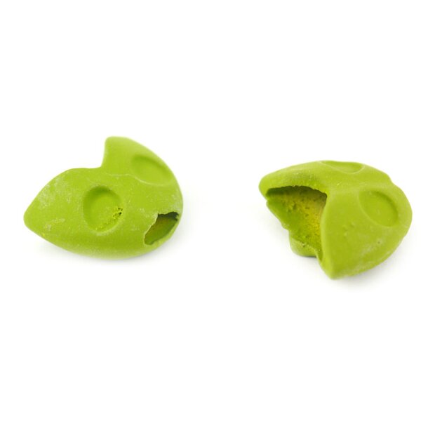 SKULPIN HEADS hotfly - 10 pc. matte olive-S (9 x 12 mm)