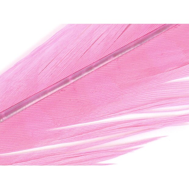PHEASANT TAIL FEATHER BLEACHY 1° CLASS hotfly - 1 pc. - ca. 50 cm - pink