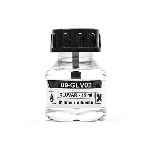 Thinner for premium varnish GLUVAR - 15 ml
