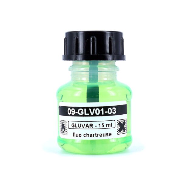 Barniz premium GLUVAR hotfly - 15 ml - fluo chartreuse