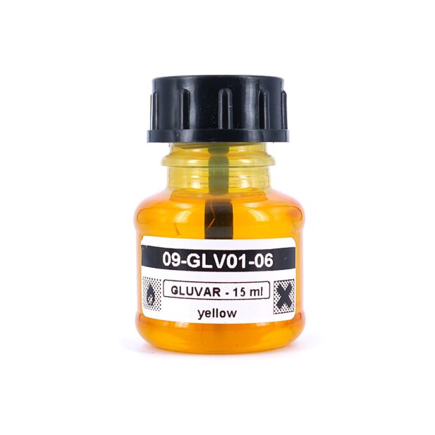 Vernis premium GLUVAR hotfly - 15 ml - yellow