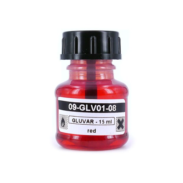 Vernis premium GLUVAR hotfly - 15 ml - red