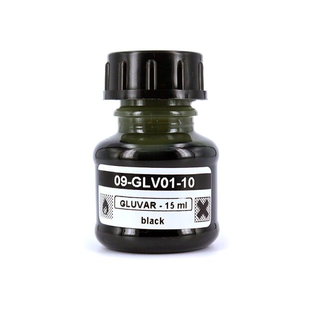 Premium varnish GLUVAR hotfly - 15 ml - black
