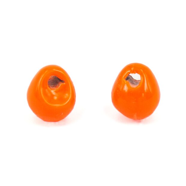 Jig off tungsten beads - FLUO ORANGE - 10 pc. - 3,5 mm