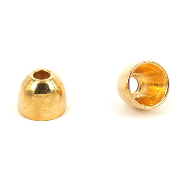 Messing Coneheads - GOLD - 25 Stk. - 9 x 7 mm