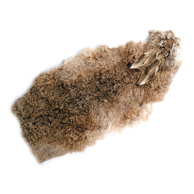 ENTIRE HARE FUR WITH MASK protyer superpack hotfly - ca. 40 x 25 cm