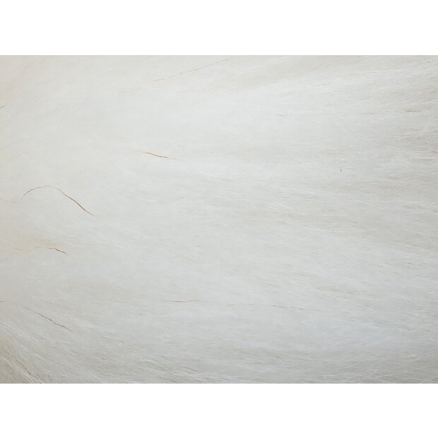 X-LONG NATURAL STREAMER HAIR hotfly - 120 / 150 mm - 50 x 50 mm - white cream