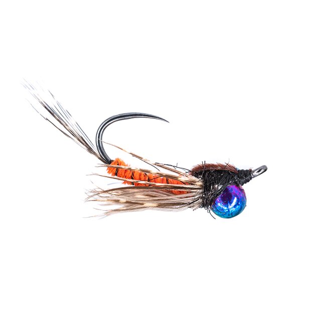 Classic Jig Off Mayfly Nymph TG BL Red 10