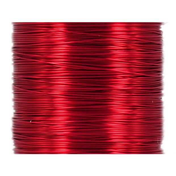 FIL DE CUVRE EXTRA FIN hotfly - 0,10 mm - 22 m - red