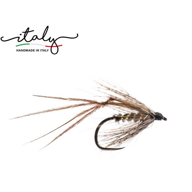 Large Natural CDC Mayfly Emerger BL Black 10