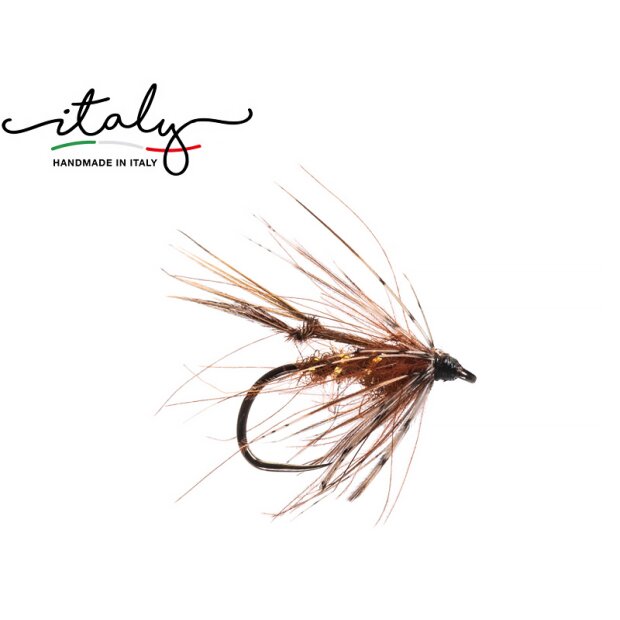 Large Natural CDC Mayfly Emerger BL Brown 10