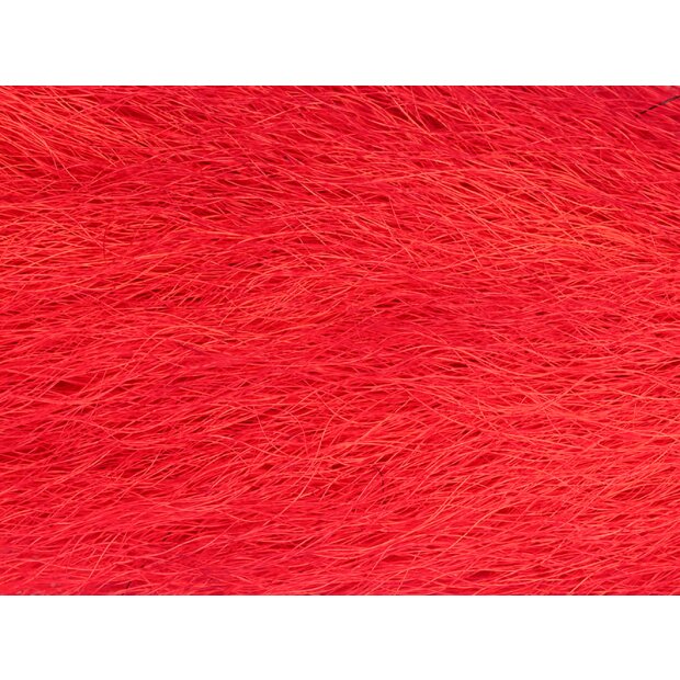 WHOLE CALF TAIL PREMIUM (coda di vitello) hotfly - fluo red