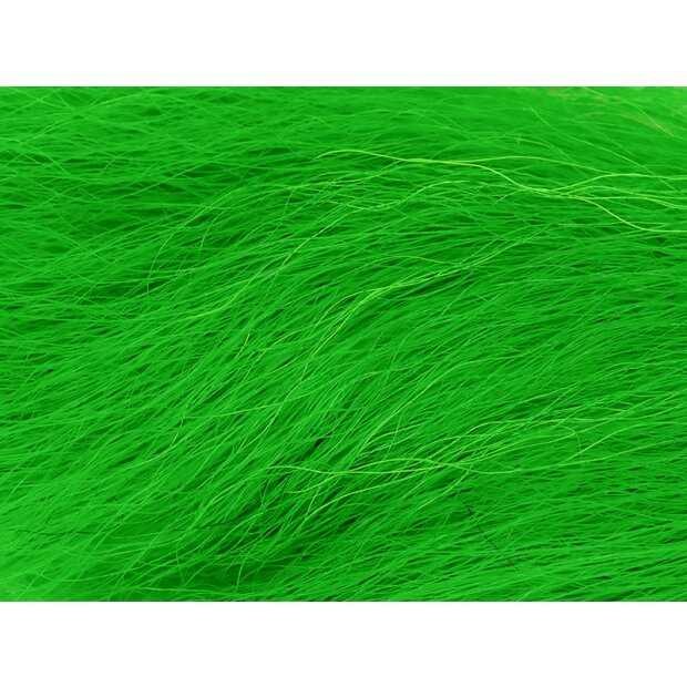 WHOLE CALF TAIL PREMIUM hotfly - fluo green