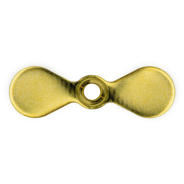 Propeller spinfly TURBOPROP hotfly - GOLD - 20 Stk. - 14 x 6 mm