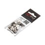 Propeller spinfly TURBOPROP hotfly - SILVER - 20 pc. - 10 x 4 mm