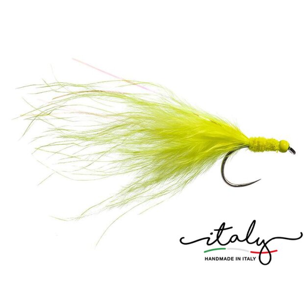 BH Competiton Wooly Bugger Fluo Yellow BL 8