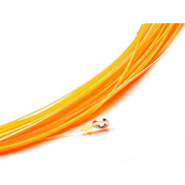 EURONYMPH leader hotfly 12 m + indicator line - fl. orange - 0,22 mm