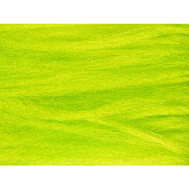 TAG PULSE FIBER hotfly - 20 cm x ca. 15 pc. - fluo chartreuse