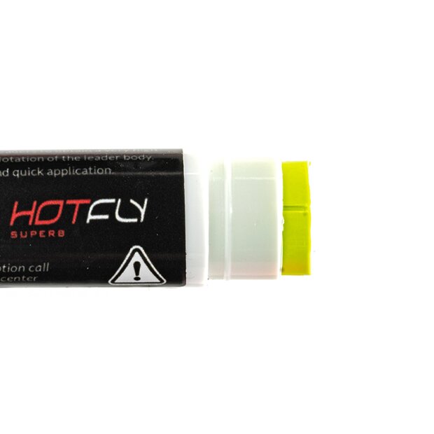 Cire indicateur HIGH VIZ WAX hotfly - chartreuse fluo