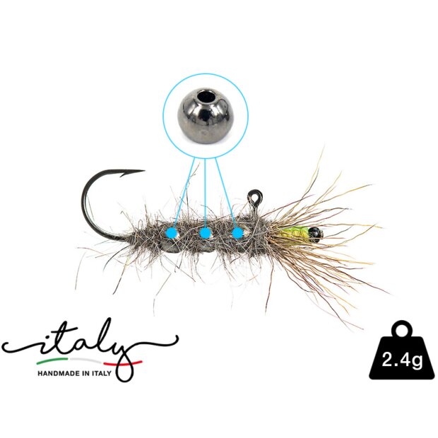 Allis Giant X-Heavy 3X TG Peeping Caddis Green