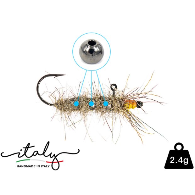 Allis Giant X-Heavy 3X TG Peeping Caddis Green